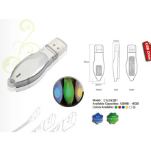 USB Flash Drive w/Clear Lid (01U19001)